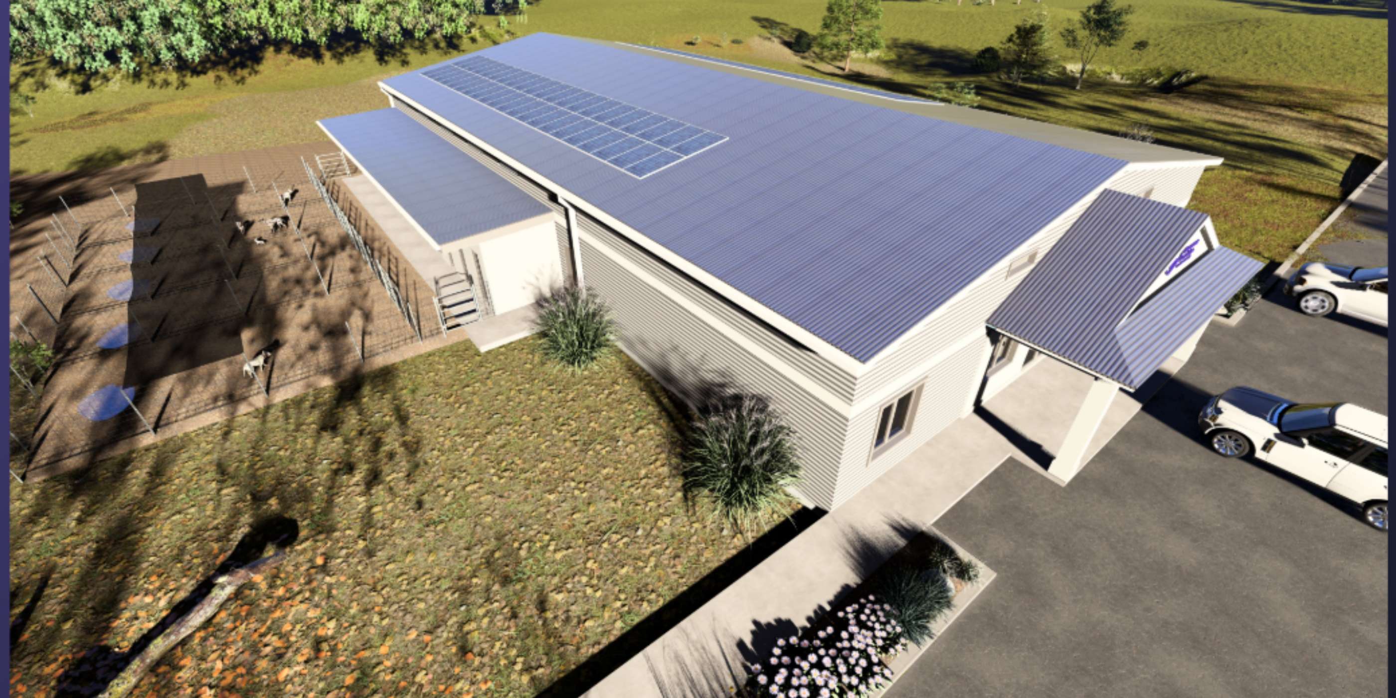 Building exterior render