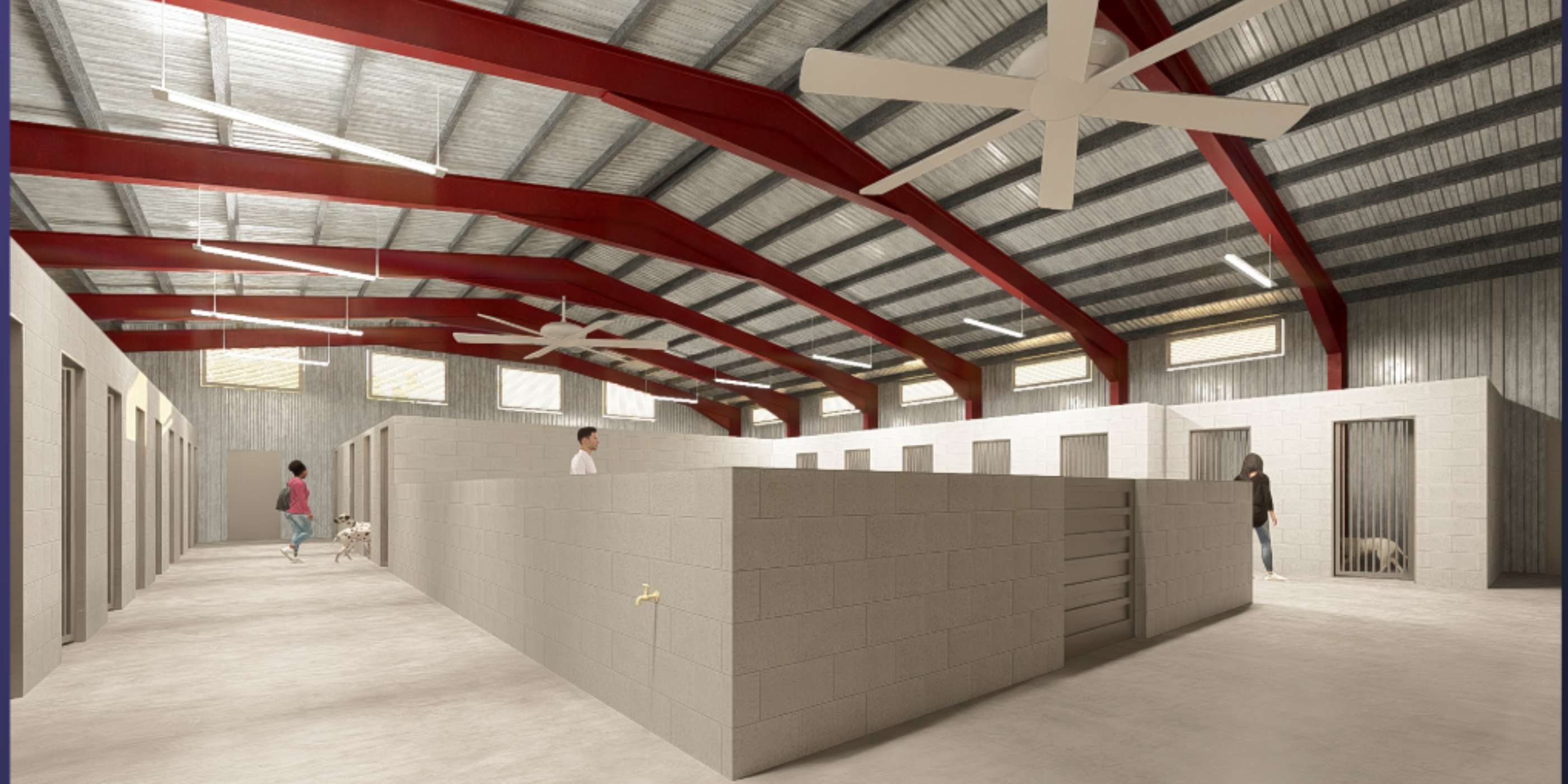 Indoor facility render